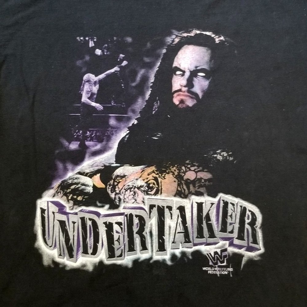 Vintage WWF Undertaker Tshirt To Die For Graphic Tee XL